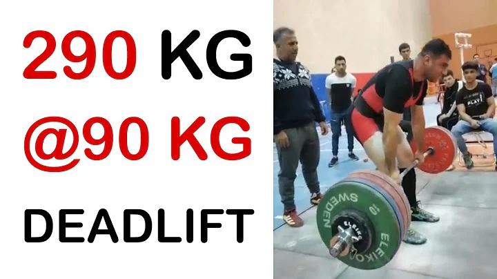 290 kg @90 kg Deadlift Mehdi Orang |  290   90