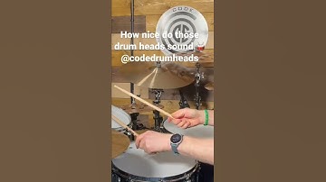 How nice do those drum heads sound @codedrumheads 🥁