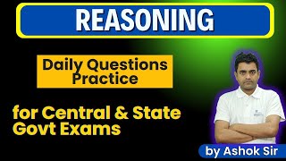 Reasoning Questions Practice #cgl #chsl #csl2025
