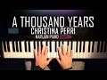 How to play christina perri  a thousand years  piano tutorial lesson  sheets