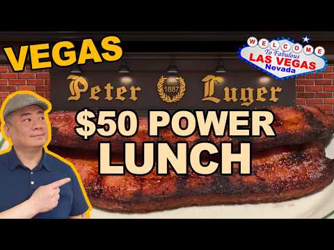 Peter Luger POWER LUNCH. Caesars Palace Las Vegas