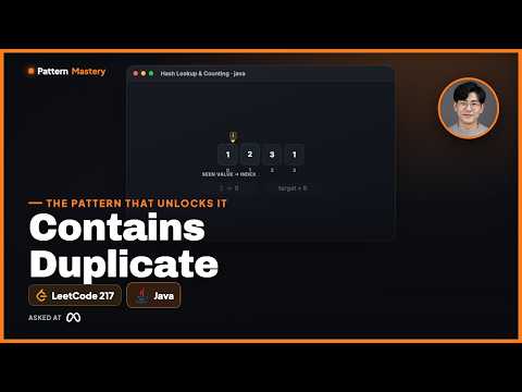 Contains Duplicate - LeetCode 217 | Hash Lookup & Counting (Java)