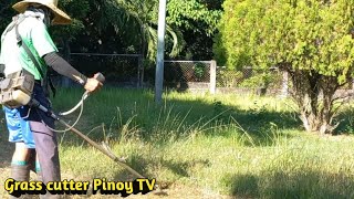 CUTTING THIS OVERGROWN GRASS by Grass Cutter Pinoy TV 1,205 views 3 months ago 25 minutes