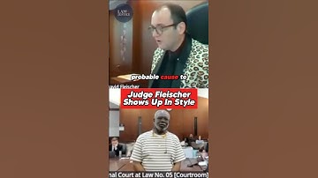 “I WILL PUT YOU IN JAIL!!!” -Judge Fleischer dresses and acts furiously in court.