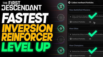 First Descendant Inversion Reinforcement Level Up Guide
