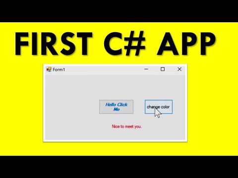 C# Your First Windows Forms Application