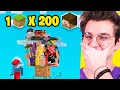 200 PLAYERS su UN SOLO BLOCCO di MINECRAFT ITA!