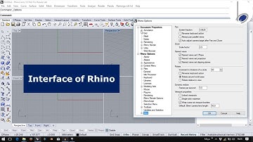 Explore the Interface of Rhino