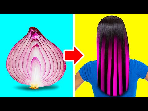 Video: Haare vorübergehend mit Lebensmittelfarbe färben – wikiHow