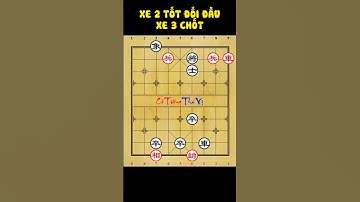 Cờ Tướng Tàn Cục EXPERT P.68 - Xe 2 Tốt Đối Đầu Xe 3 Chốt, Có Cửa Thắng Không? #shorts