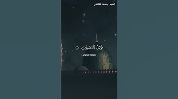 سورة الماعون القارئ سعد الغامدي