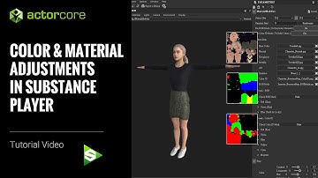 Custom Mesh & Material for 3D Rigged Characters with Blender & Substance Player | ActorCore 3D Store