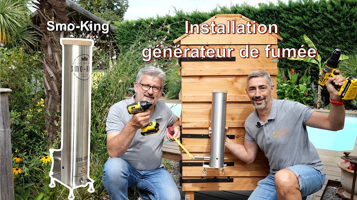 Installation d'un générateur de fumée froide sur notre fumoir maison !