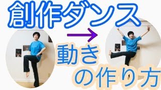 創作ダンスの方法　モチーフを発展させる。 ADPキッズダンス　motif and development