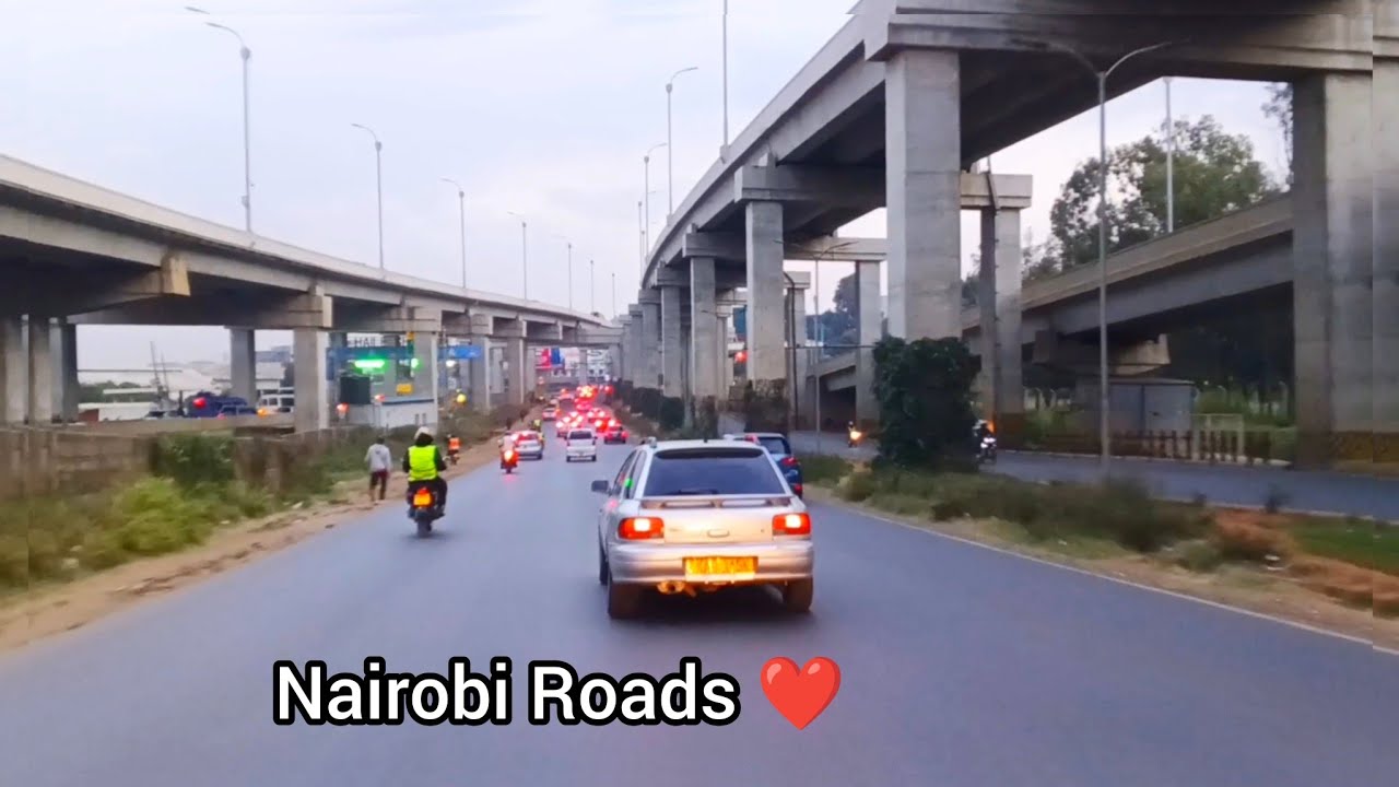 New Changes. Drive from Thika highway to Langata Rd. Nairobi, Kenya. 