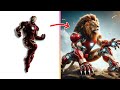 AVENGERS but LIONS VENGERS 🔥All Characters (marvel & DC) 2024 part 1