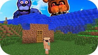 BEBE NOOB VS TSUNAMI FIVE NIGHTS AT FREDDY'S MINECRAFT TROLL + ROLEPLAY