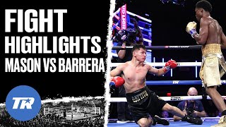 Phenom Abdullah Mason Drops Barrera 2 times before finishing him in devasting fashion | HIGHLIGHTS