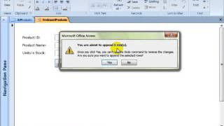 How to create Insert Delete and Update in access | Lesson access, part #1