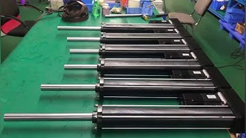 Heavy Duty High Speed Steel Electric Servo Cylinder for 6DOF Motion Platform Flight/Racing Simulator