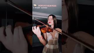 Overplayed violin pieces #shorts