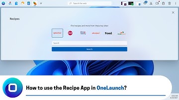 How to use the Recipe App in OneLaunch? (2023 Edition)