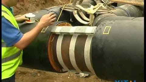 Under ground chilled water pipe insulation