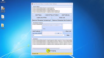 How To Use Copy Files and Folders To Another Folder Software