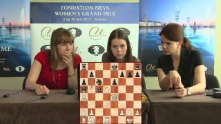 Press Conference Round 8: Tatiana Kosintseva (RUS)  Olga Girya (RUS)