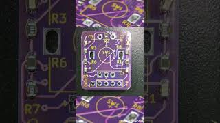 Assembling my debounced rotary encoder module #encoder #soldering #digitalmicroscope #electronics