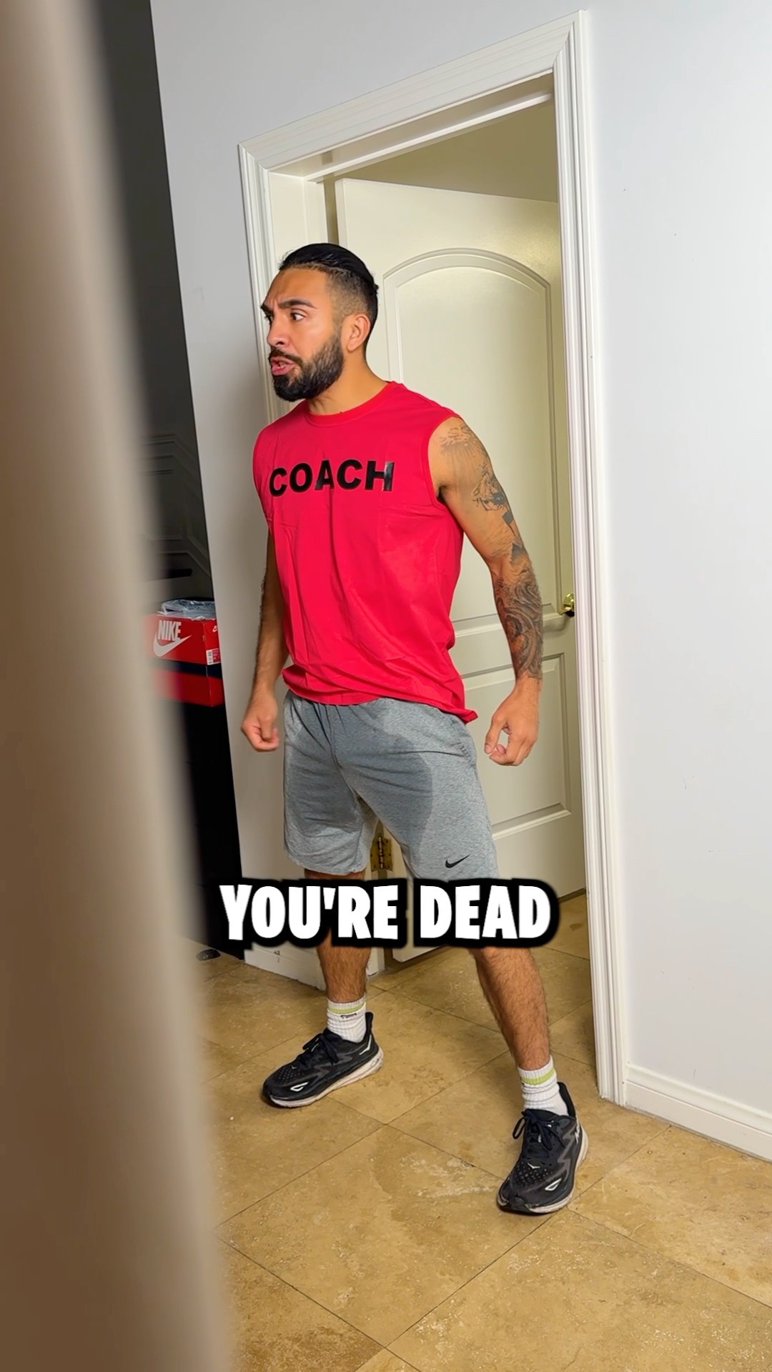 PRANKING MY COACH!! (Funny) ? #shorts