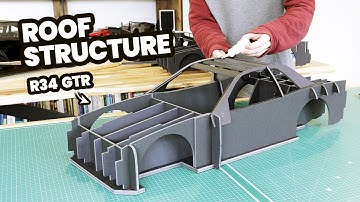 Scratch Built R34 Skyline GTR Gets A Roof!