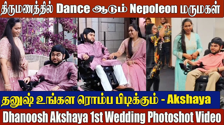 Nepoleon Son Dhanoosh And Akshaya 1st Cute Marriage Photoshoot Video - Mehndi | News Tamil Glitz