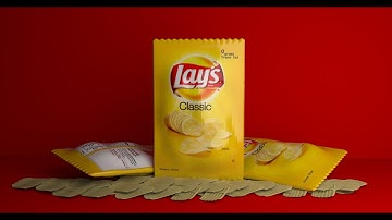 Chips packet 3D modeling in maya