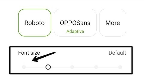 Font size problem oppo A55, how to decrease font size oppo phone