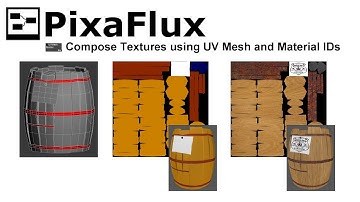 Compose Textures using the UV Mesh and Material IDs - UVMesh Render node