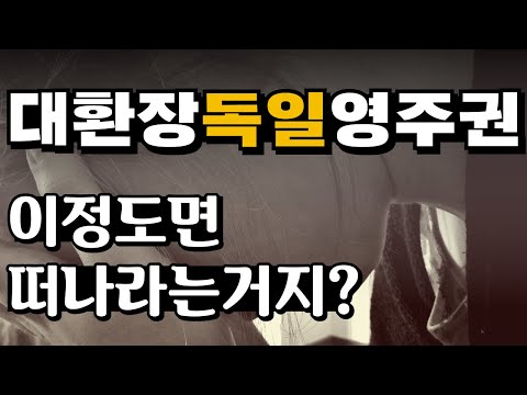   험난한 프리랜서 해외살이 독일 이민 영주권 예술가 비자