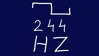 244 hz square