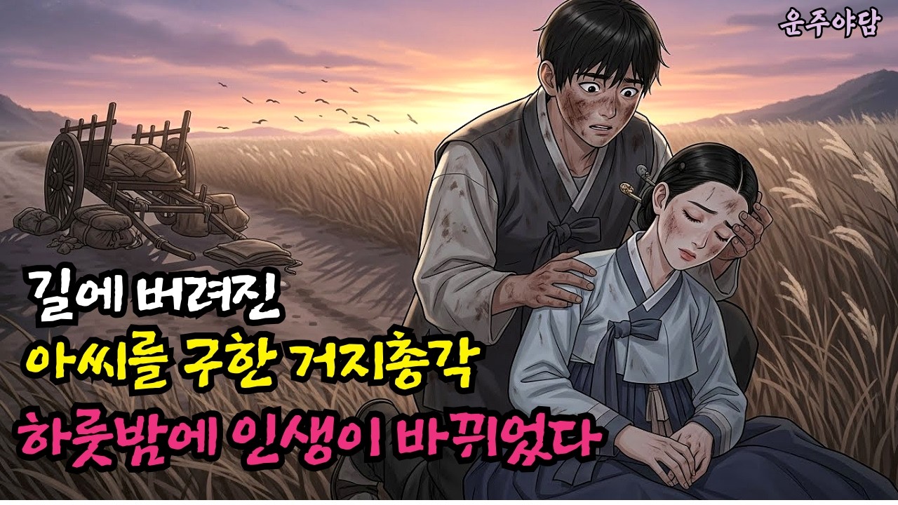 길에 버려진 아씨를 구한 거지총각, 하룻밤에 인생이 바뀌었다 ㅣ야담,민담,신화,전설,