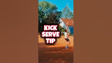 HERE IS HOW YOU GET EXTRA POP ON YOUR KICK SERVE - TENNIS TECHNIQUE