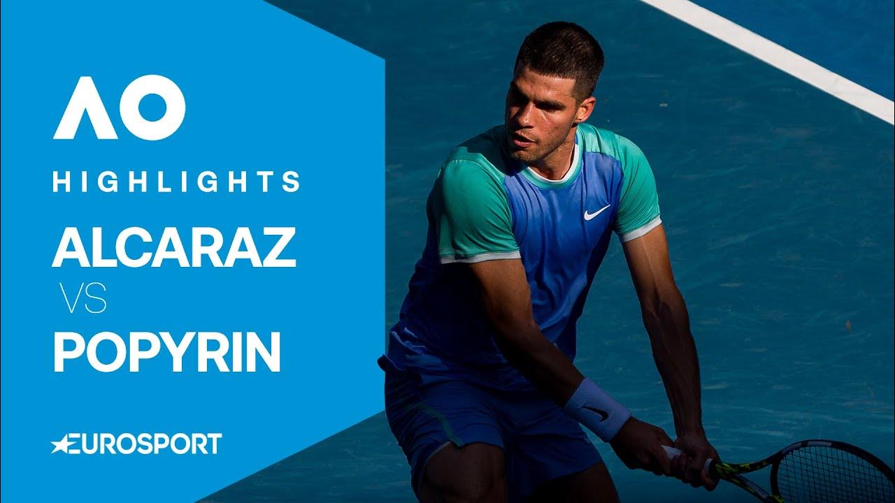 Carlos Alcaraz vs Alexei Popyrin Australian Open Charity Match 2025