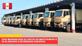 EJÉRCITO DEL PERÚ MODERNIZARÁ SU CENTRO DE MANTENIMIENTO DE BLINDADOS A ESTÁNDARES EUROPEOS  #peru