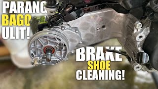 DRUM BRAKE CLEANING | Honda Beat Fi V2