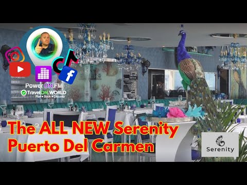 A look at the NEW SERENITY PUERTO DEL CARMEN restaurant with a rooftop terrace and Serenity hot tubs
