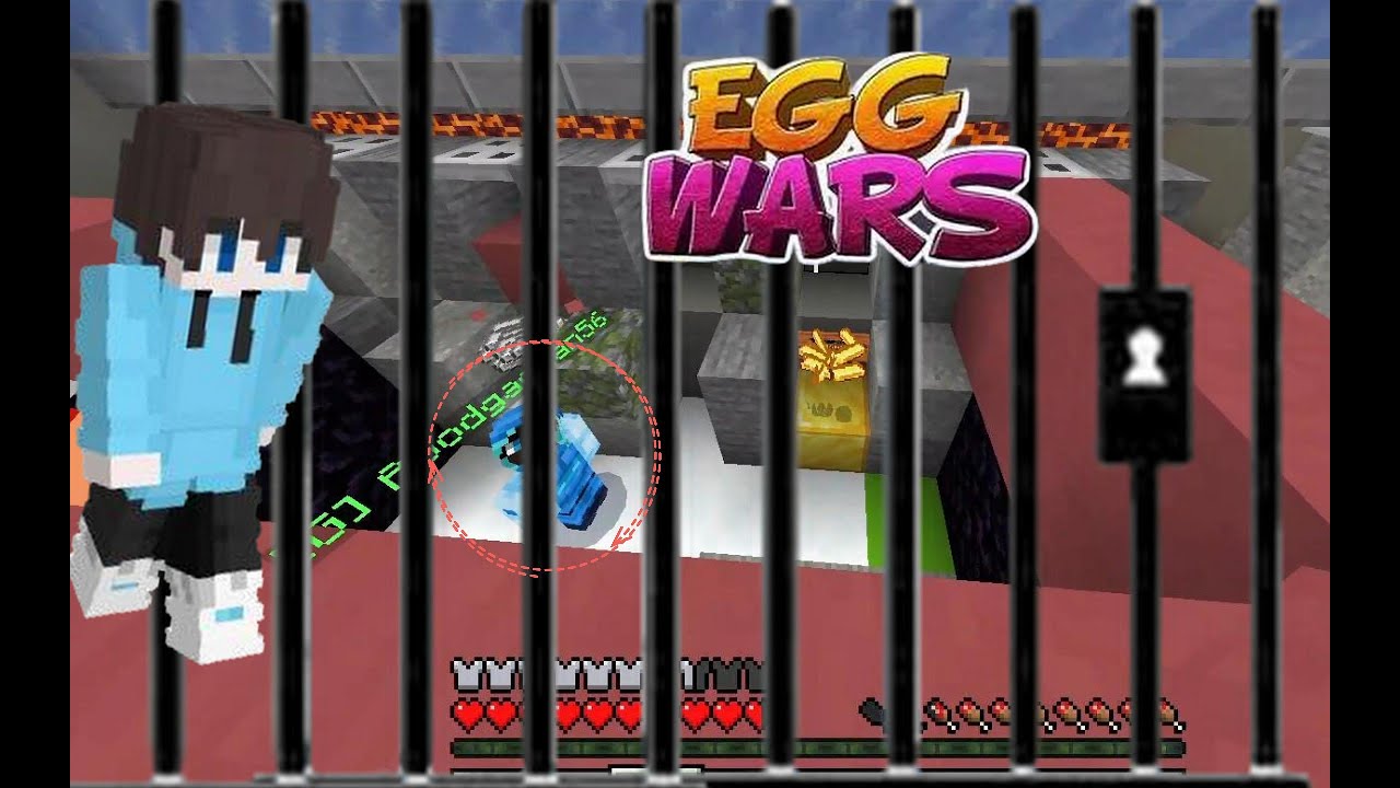 I trapped my opponents in Minecraft Eggwars