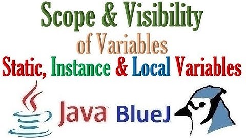 #57 Scope and visibility of variables in java (Class, Instance and Local Variables) Demonstrated