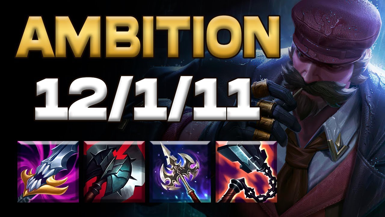 Ambition Graves vs Kindred / LOL KR Challenger Patch 12.11