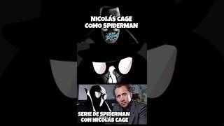 OFICIAL | SERIE de Spiderman Noir PROTAGONIZADA por #nicolascage  😱 #Spiderman  #spiderverse #shorts