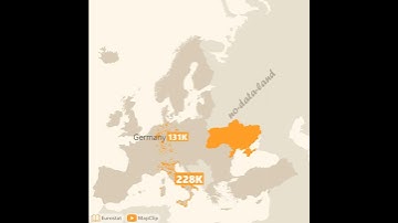 Where are #Ukraine #expats living in Europe (2019)? #datavisualization #mapporn #qgis #dataviz