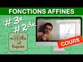 LE COURS : Fonctions affines - Troisième - Seconde